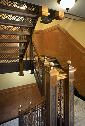 cast bronze stairs