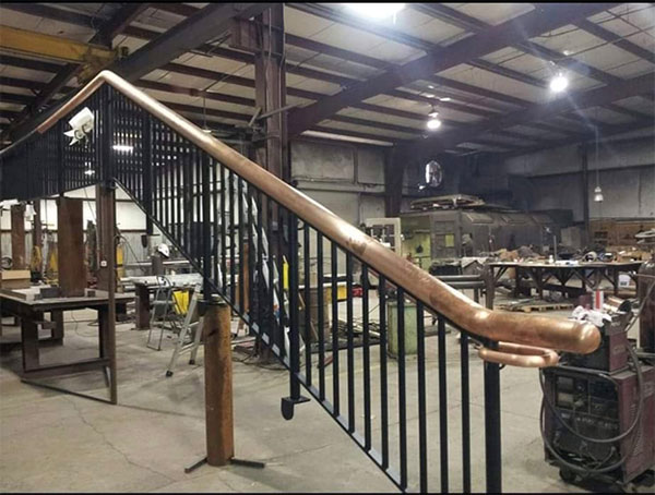 cast bronze railing