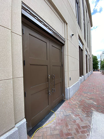 copper door restoration