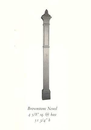 brownstone newel