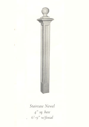 staircase newel