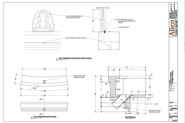 gould-library-gutter-and-antefix-with-blue