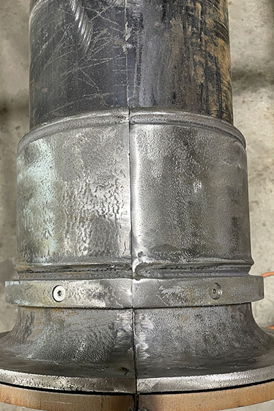 hills building cast iron columns