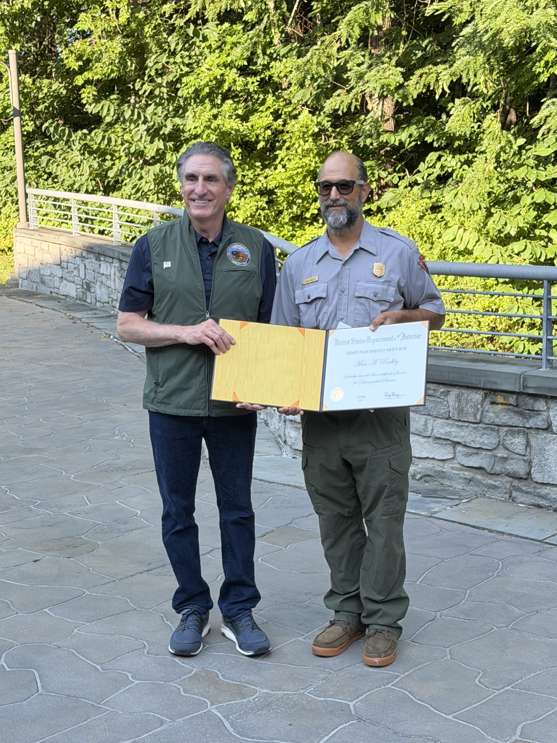 moss rudley department of interior award